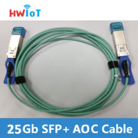 25G SFP28 to SFP28 Active Optical Cable 1m 2m 3m 5m 7m 10m AOC Cable Compatible Cisco Huawei Arisata Juniper Intel Etc