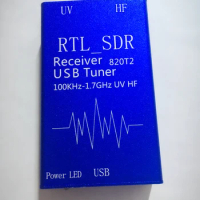 RTL2832U+R820T2 100KHz-1.7GHz UHF VHF HF RTL.SDR USB Tuner Receiver AM FM Radio