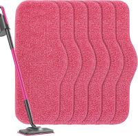 Steam Mop Pads Fit for Dupray Neat Steam Cleaner and Schenley Steam Mop Cleaner - 6 Pack Washable an