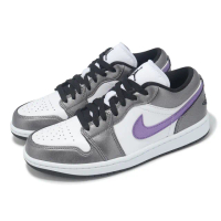 【NIKE 耐吉】休閒鞋 Wmns Air Jordan 1 Low SE 女鞋 男鞋 黑 紫 AJ1 一代 低筒(HJ5910-105)