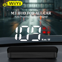 WiiYii M3 HUD Head-Up Display obd2 trip computer Speed Projector OBD2 auto On-Board Computer Fuel Mileage Alarm Car Accessories