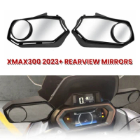 For YAMAHA XMAX-300 XMAX300 Xmax 300 2023+ Scooter Rearview Mirrors Forward Moving Rear View Holder Bracket Mirror Reflector