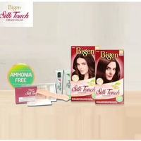 Bigen Silk Touch Cream Colour (packaging coklat) | Semir Rambut Menutupi Uban 5B Chocolate Brown
