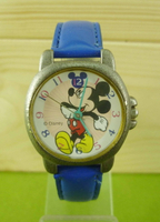 【震撼精品百貨】米奇/米妮 Micky Mouse 手錶 走路圖案-藍色 震撼日式精品百貨