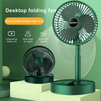 Desktop Foldable Retractable Small Fan Mini Portable Charging USB Home Low Noise High Duration Standby Mini Electric Fan