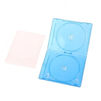 Double CD DVD Discs Storage Box Cover CD Game Case Protective Box Compatible For Ps5 / Ps4 Game Disk Holder Disk Case