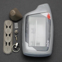 M 5 Car Key Case For Scher-Khan Magicar 5 6 V Logicar A B 2-Way Car Alarm LCD Keychain Remote Fob Cover