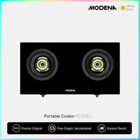 MODENA Portable Cooker 2 Burner Aluminum - PC 2721 L