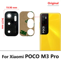 50PCS Back Camera Glass Lens With Adhensive Sticker Replacement Parts For Xiaomi Poco F3 / Poco X3 NFC / Poco M3 X3 Pro Hong
