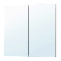 LETTAN 鏡櫃連門, 鏡面/鏡面, 100x15x95 公分