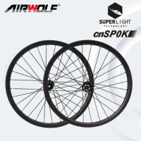 Airwolf Carbon MTB Wheels Disc Brake Tubeless Mountain Bike Wheelset Quality Carbon Rim 791/792 6-Bolt Hubs Road Cycling