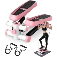 Stepper, Mini Stair Steppers with Resistance Bands, Aerobic Fitness Stepper Tohoyard Machine