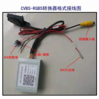 CVBS To RGBS AV To RGB Converter Interface Adapter Car Camera For VolksWagen VW RCD510 RNS315 RNS510 RNS810 RNS-E Factory Radio