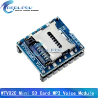 WTV020 WTV020-SD WTV020SD-20SS Mini SD Card MP3 Sound Module voice module For PIC Arduino 2560 UNO R3 WTV020-SD-16P