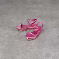 CHRISTIAN LOUBOUTIN Sandal CHRISTIAN LOUBOUTIN PYRACLOU 6CM GLAM PINK FUCHSIA SPIKE WEDGES 100% ORIG