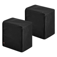 1Pair Dust Covers for PRESONUS Eris E3.5/E4.5 Bluetooth-Compatible Speakers Duproof Protective Case Black