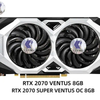 CCTING Geforce RTX 2070 8GB RTX2070S 8GB 256bit Graphics Card Desktop Computer Independent Graphics Card Gaming Video Card Used