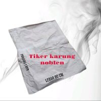 Tikar karung bahan noblen lapis plastik anti basah Karpet