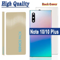 100% New For Samsung Note 10 N975 Note 10 Plus NOTE10+ Battery Back Cover Door Housing Camera Glass Lens