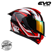 EVO GT-PRO Xenith Dual Visor Full Face Helmet with Free Clear