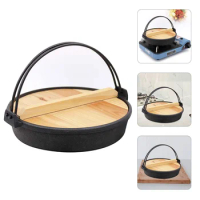 Korean Pots for Cooking Iron Chaffing Dishes Camping Cooker Boiler Hot Pot Soup Small Cast