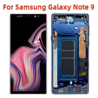 Original For Samsung Galaxy Note 9 Display LCD Frame 6.4 Inch For Note9 N960F N960U N960F/DS Touch Screen Digitizer
