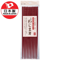 【DAIDOKORO】日本製頂級天然實木筷子5雙入 能登特產 原木色(抗菌加工/防滑加工/洗碗機適用)