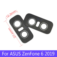 1Pcs Back Rear Camera Glass Lens For ASUS ZenFone 6 2019 Replacement