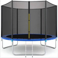 Round Indoor and Outdoor Trampoline for Family for Kids