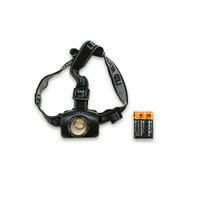 【熊讚】CY-006-1調焦強光LED防水 頭燈(附贈3顆4號AAA電池/強光 弱光 爆閃)