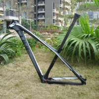 Cube Reaction GTC 29er Carbon Mountain Bike Frame MTB Bicycle Frameset White/GreyBlack 135mm Rear Axle Free Shipping