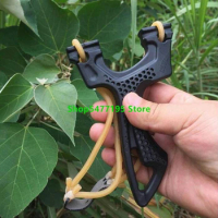 High Velocity Rubber Slingshot Catapult Pocket Outdoor Hunting Airsoft Game Sling Shot Adult Hunting Slingshot With Rubber Band