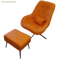 Lazy sofa Nordic single sofa chair bedroom small sofa balcony leisure chair light luxury lounge chair surprised quiet wind chair