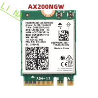 3000Mbps WiFi 6 Bluetooth 5.2 Intel AX200 Dual Band 2.4G/5Ghz Wireless Card M.2 802.11ac/ax AX200NGW Wi-fi Adapter