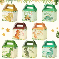 Dinosaur Candy Box Safari Birthday Party Decoration Kids Dino Gift Packaging Box Jungle themed Party Baby Shower Box