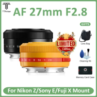 TTArtisan 27mm F2.8 Auto Focus Eye Recognition Camera Lens for Fujifilm XF XA2 XT4 Sony E ZVE10 A7C A7S2 A7M2 NIKON Z ZFC Z30 Z9