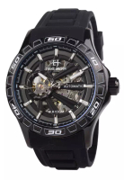 Evans Jayden Evans Jayden Jam Tangan Automatic Pria - Black Rubber Strap - EJ-9565