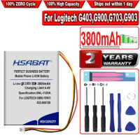 HSABAT 3800mAh 533-000130 Battery for LOGITECH G403 G900 G703 x100 Wireless Mouse
