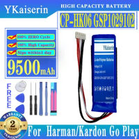 YKaiserin GSP1029102 01 9500mAh Replacement Battery For Harman Kardon Go Play Mini Speaker Li-Polymer Lithium Batteries