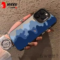 Sarung Telefon, Reka Bentuk Bot Lautan Biru, Sesuai untuk iPhone 16, 15, 14, 13, 12, 11, Pro Max, 7p