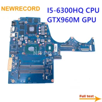 For HP PAVILION 15-BC TPN-Q173 Laptop Motherboard DAG35AMB8E0 856677-601 I5-6300HQ CPU GTX960M GPU DDR4 Main Board