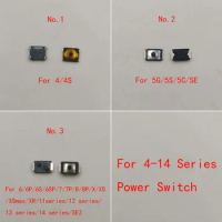 10-100Pcs/Lot Power On Off Inner Button Control For iPhone14 13 12 11 X XS MAX 4S 5 5S 5C SE SE2 6 6S 6P 7 8 Plus Volume Switch