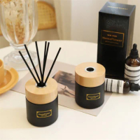 200ml Oil Aroma Fragrance Diffuser Set with Sticks, Fireless Reed Diffuser for Home, Bathroom, Bedroom, Hotel Oil Scent Diffuser