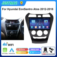 JUSTNAVI 8+128G 4GLTE Car Multimedia Radio Stereo GPS Navigation For Hyundai EON Santro Atos 2012 2013 2014 2015 2016 2017 2018