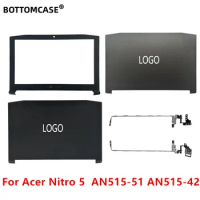 New Laptop LCD Back Cover And LCD Bezel And Hingesl For Acer Nitro 5 AN515-41 AN515-51