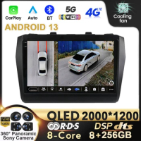 Android13 For Suzuki Swift 5 2016 - 2020 Car Radio Head Unit Auto BT Stereo Multimedia Video Monitor GPS Navigation WIFI 4G DSP