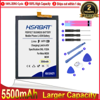 HSABAT 0 Cycle 5500mAh MC50 Battery for Motorola Moto MG50 For Lenovo K12 Pro XT2091-7 High Quality Replacement Accumulator