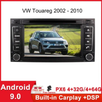 Android Touch Screen Car Radio For VW Touareg 2002 - 2010 GPS Navigation Wireless Carplay Android Auto 2 Din Multimedia Player