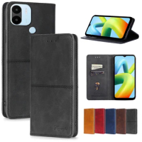 Magnetic Leather Flip Phone Case For Xiaomi Redmi 9A 9AT 9C A3 A1 A2 Plus Note 9T 9S 9 Pro Max Prime Book Style Fall Prevention