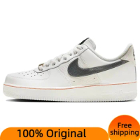 Nike Air Force 1 Low '07 LV8 X's And O's Summit White Sneakers shoes With Original Box